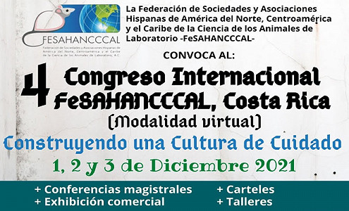 4 Congreso Internacional FeSAHANCCCAL, Costa Rica (Modalidad Virtual) - Construyendo una Cultura de Cuidado