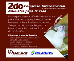 2do Congreso Internacional de Animales de Laboratorio - Animales para la Vida