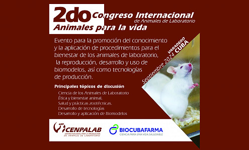 2do Congreso Internacional de Animales de Laboratorio: Animales para la Vida