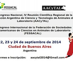 Congreso AACyTAL (Asociación Argentina de Ciencia y Tecnología de Animales de Laboratorio)