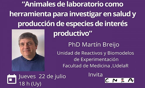 Ciclo de Charlas AUCyTAL 2021: “Animales de laboratorio como herramienta para investigar en salud y producción de especies de interés productivo”