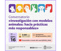 Conversatorio abordará los desafíos de una investigación con modelos animales más responsable