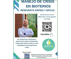 AUCYTAL realizará una conferencia virtual sobre manejo de crisis en bioterios