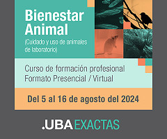 Curso Bienestar Animal: Cuidado y Uso de Animales de Laboratorio Edición XXV FCEN U.B.A.