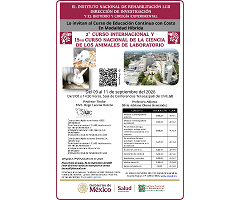 México realizará el 2° Curso Internacional y 15° Curso Nacional de la Ciencia de los Animales de Laboratorio