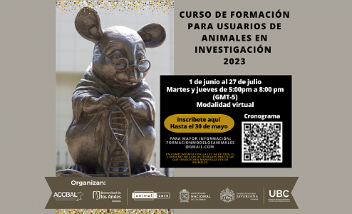 Colombia: Curso de formación para usuarios de animales en investigación 2023