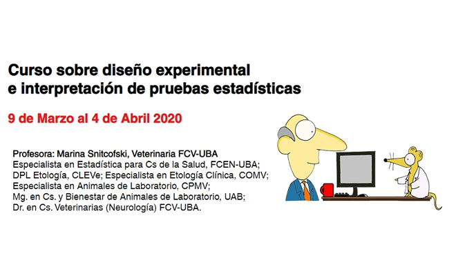 Aula Virtual Bioterio: Curso sobre diseño experimental e interpretación de  pruebas estadísticas