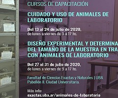 Capacitación: Animales de Laboratorio y Diseño Experimental