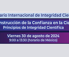 Seminario Internacional de Integridad Científica -30 Agosto - ONLINE desde México