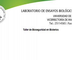 Taller de Bioseguridad en Bioterios