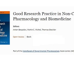 Good Research Practice in Non-Clinical Pharmacology and Biomedicine (Libro gratuito)