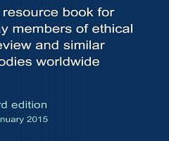 PDF: A resource book for lay members of ethical review and similar bodies worldwide