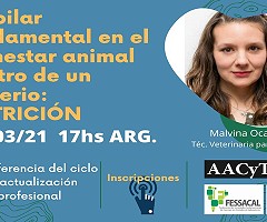 Ciclo de actualización profesional AACyTAL - Un pilar fundamental en el bienestar animal dentro de un bioterio: NUTRICIÓN