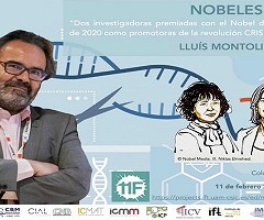 Presentación del Dr. Lluís Montoliu sobre las investigadoras Emmanuelle Charpentier y Jennifer Doudna, ganadoras del Nobel de Química 2020 (YouTube)