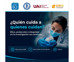 Webinar abordará ética, protección e integridad en la investigación con animales