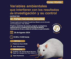 Curso Híbrido: “Variables ambientales que interfieren con los resultados de investigación y su control”