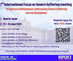 RSPCA organiza el 7º International Focus on Severe Suffering en Madrid