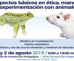 Curso: Aspectos básicos en ética, manejo y experimentación con animales